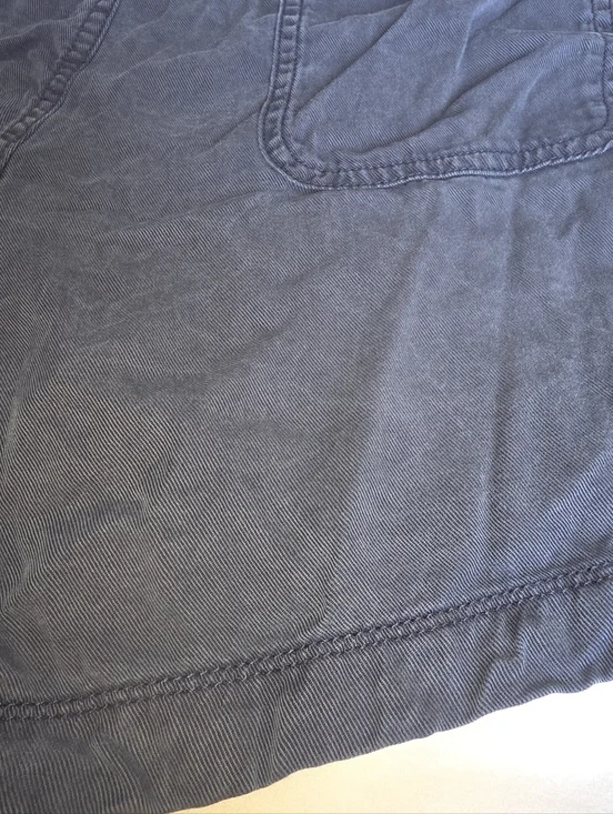 Gap Navy Blue Casual Pull-On Lyocell 3 Inch Shorts Size XXL - Picture 8 of 9